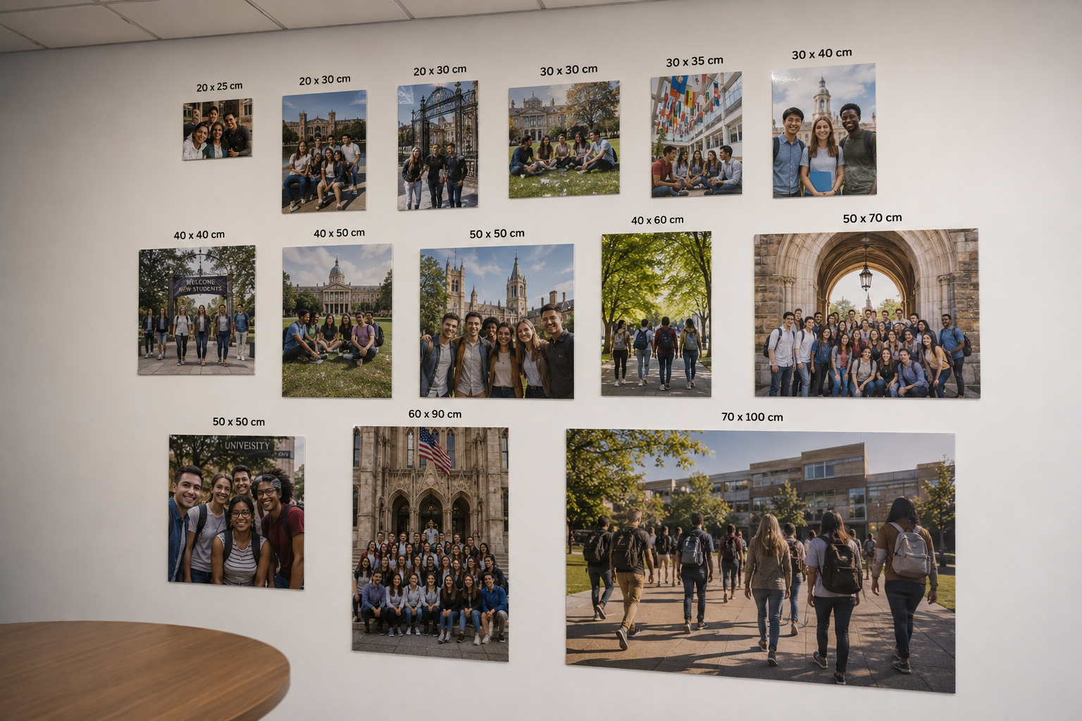 Printed posters
