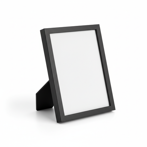 Black Wood Photo Frame with Stand 20x30cm
